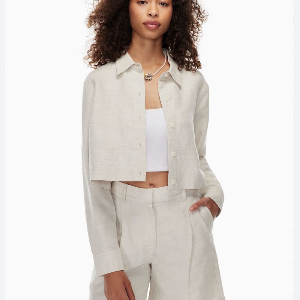Wilfred proposal linen shirt